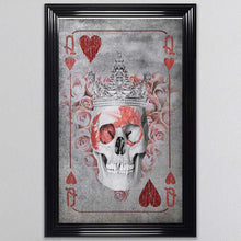 Load image into Gallery viewer, Queen Of Hearts Playing Card Framed Wall Art