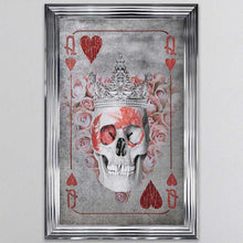 Load image into Gallery viewer, Queen Of Hearts Playing Card Framed Wall Art