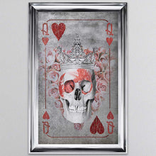 Load image into Gallery viewer, Queen Of Hearts Playing Card Framed Wall Art