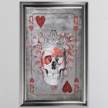 Load image into Gallery viewer, Queen Of Hearts Playing Card Framed Wall Art