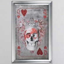 Load image into Gallery viewer, Queen Of Hearts Playing Card Framed Wall Art