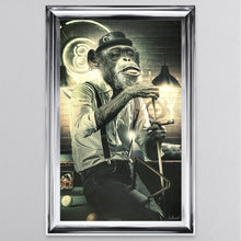 Load image into Gallery viewer, Snooker Monkey Framed Wall Art 114*74cm
