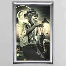 Load image into Gallery viewer, Snooker Monkey Framed Wall Art 114*74cm