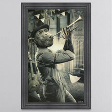 Load image into Gallery viewer, Trumpet Monkey Framed Wall Art 114*74cm