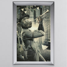 Load image into Gallery viewer, Trumpet Monkey Framed Wall Art 114*74cm