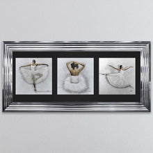 Load image into Gallery viewer, Ballerina Triptych Framed Wall Art
