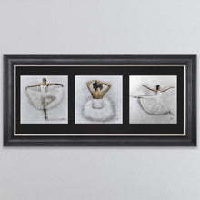 Load image into Gallery viewer, Ballerina Triptych Framed Wall Art