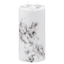 Load image into Gallery viewer, Luxe Collection Natural Glow 6x12cm Marble Effect LED Candle