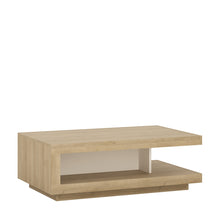 Load image into Gallery viewer, Lyon Designer coffee table in Riviera Oak/White High Gloss