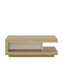 Load image into Gallery viewer, Lyon Designer coffee table in Riviera Oak/White High Gloss