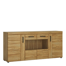 Load image into Gallery viewer, Cortina 4 door wide glazed sideboard in Grandson Oak