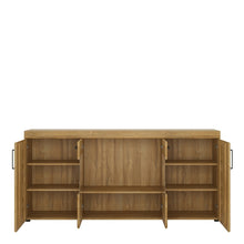 Load image into Gallery viewer, Cortina 4 door wide glazed sideboard in Grandson Oak