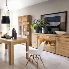 Load image into Gallery viewer, Cortina 4 door wide glazed sideboard in Grandson Oak