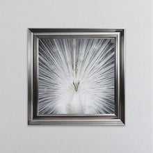 Load image into Gallery viewer, Albino Peacock framed wall art