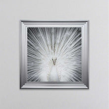 Load image into Gallery viewer, Albino Peacock framed wall art