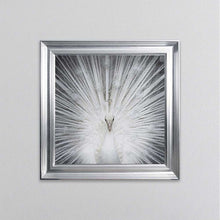 Load image into Gallery viewer, Albino Peacock framed wall art