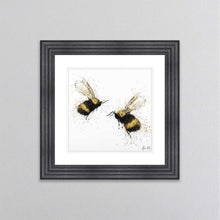 Load image into Gallery viewer, Bee Love framed wall art.