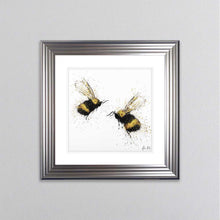 Load image into Gallery viewer, Bee Love framed wall art.