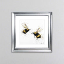 Load image into Gallery viewer, Bee Love framed wall art.