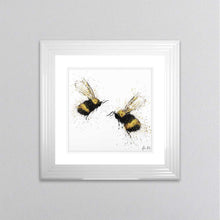 Load image into Gallery viewer, Bee Love framed wall art.