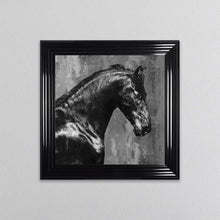 Load image into Gallery viewer, Black Stallion Framed Wall Art