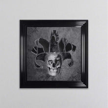 Load image into Gallery viewer, Jester Skull Framed Wall Art
