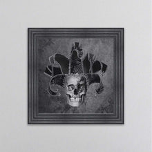 Load image into Gallery viewer, Jester Skull Framed Wall Art