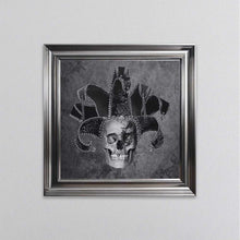 Load image into Gallery viewer, Jester Skull Framed Wall Art