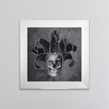 Load image into Gallery viewer, Jester Skull Framed Wall Art