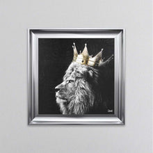 Load image into Gallery viewer, Lion King Of The Jungle Right Framed Wall Art