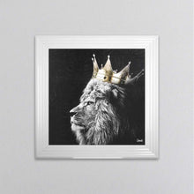 Load image into Gallery viewer, Lion King Of The Jungle Right Framed Wall Art