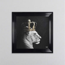 Load image into Gallery viewer, Lion Queen Of The Jungle Framed Wall Art