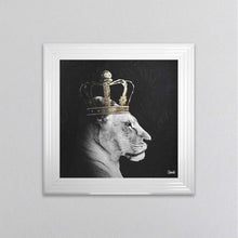 Load image into Gallery viewer, Lion Queen Of The Jungle Framed Wall Art