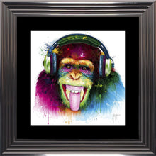 Load image into Gallery viewer, DJ Monkey Framed Wall Art