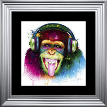 Load image into Gallery viewer, DJ Monkey Framed Wall Art