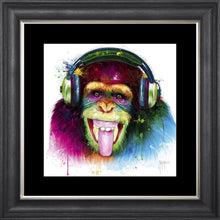 Load image into Gallery viewer, DJ Monkey Framed Wall Art