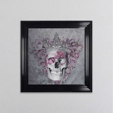 Load image into Gallery viewer, Queen Skull With Crown Framed Wall Art