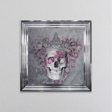 Load image into Gallery viewer, Queen Skull With Crown Framed Wall Art