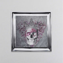Load image into Gallery viewer, Queen Skull With Crown Framed Wall Art