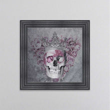 Load image into Gallery viewer, Queen Skull With Crown Framed Wall Art