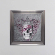 Load image into Gallery viewer, Queen Skull With Crown Framed Wall Art