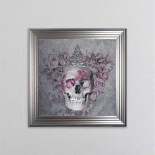 Load image into Gallery viewer, Queen Skull With Crown Framed Wall Art