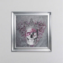 Load image into Gallery viewer, Queen Skull With Crown Framed Wall Art