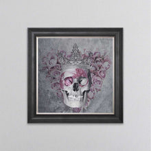 Load image into Gallery viewer, Queen Skull With Crown Framed Wall Art