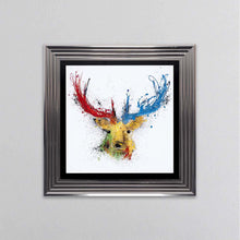 Load image into Gallery viewer, Colourful Stag Framed Wall Art