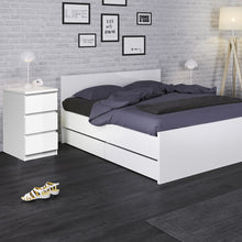 Load image into Gallery viewer, Naia Bedside - 3 Drawers in White High Gloss