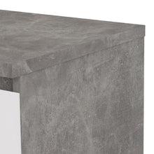 Load image into Gallery viewer, Naia Bedside - 1 Drawer 1 Shelf in Concrete and White High Gloss