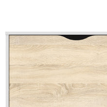 Load image into Gallery viewer, Oslo TV Unit - Wide - 2 Drawers 4 Shelves in White and Oak