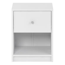 Load image into Gallery viewer, May Bedside 1 Drawer in White