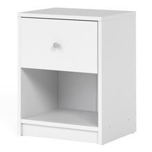 Load image into Gallery viewer, May Bedside 1 Drawer in White